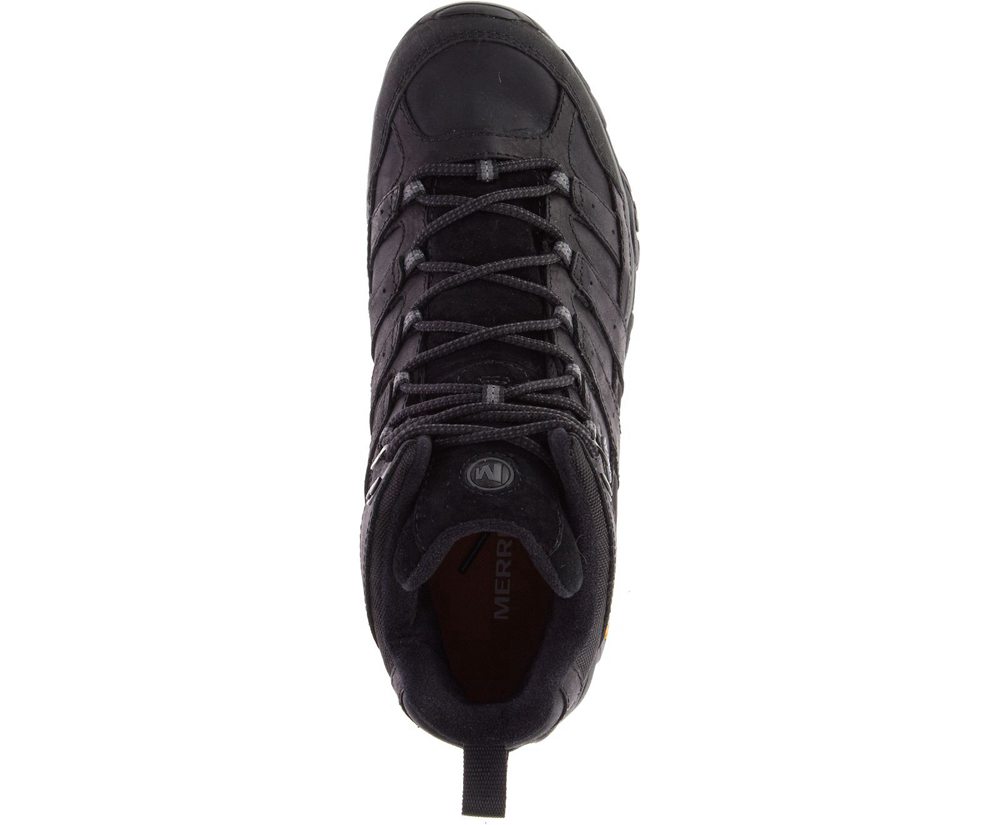 Botas Homem - Merrell Moab 2 Prime Mid Waterproof - Pretas - PNO624739